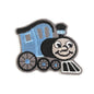 Children's sticker, locomotive model - blue
