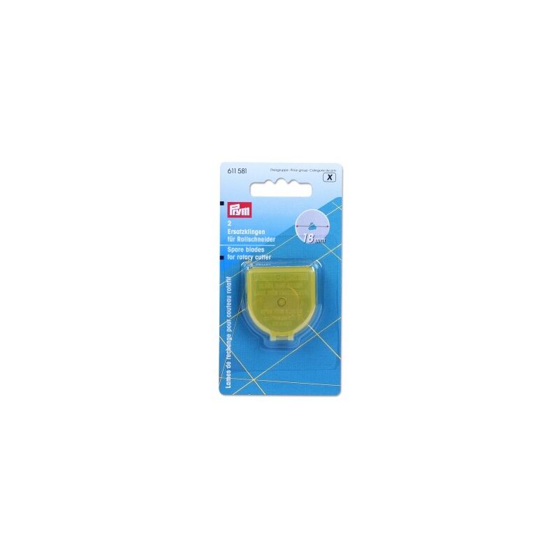 Spare blades 18mm, PRYM, 2 pcs/set