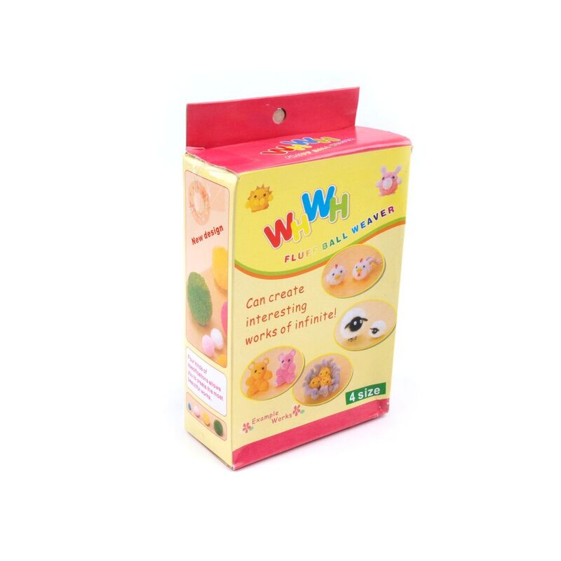 Set confecţionat pompoane - 4 mărimi - WHWH