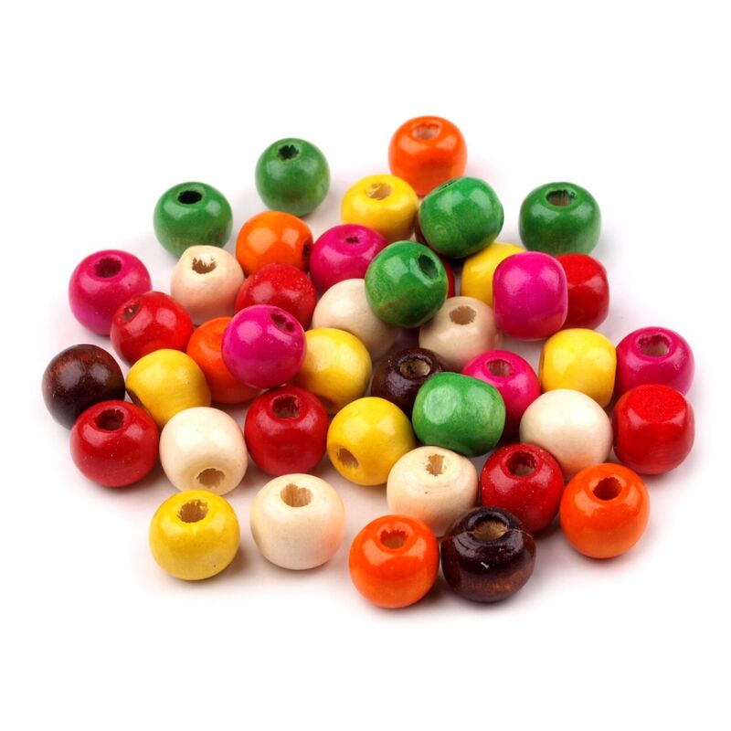 Margele din lemn - 10mm - 25g.