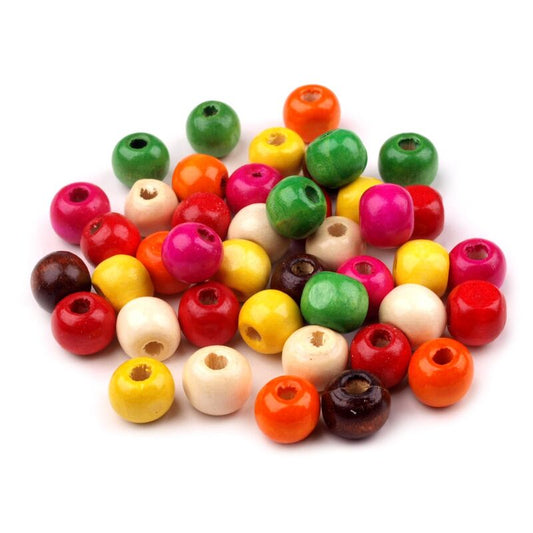 Margele din lemn - 10mm - 25g.