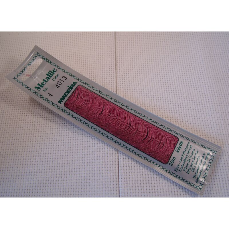 Ață metalică de brodat, Metallic Madeira, No.4, 20m