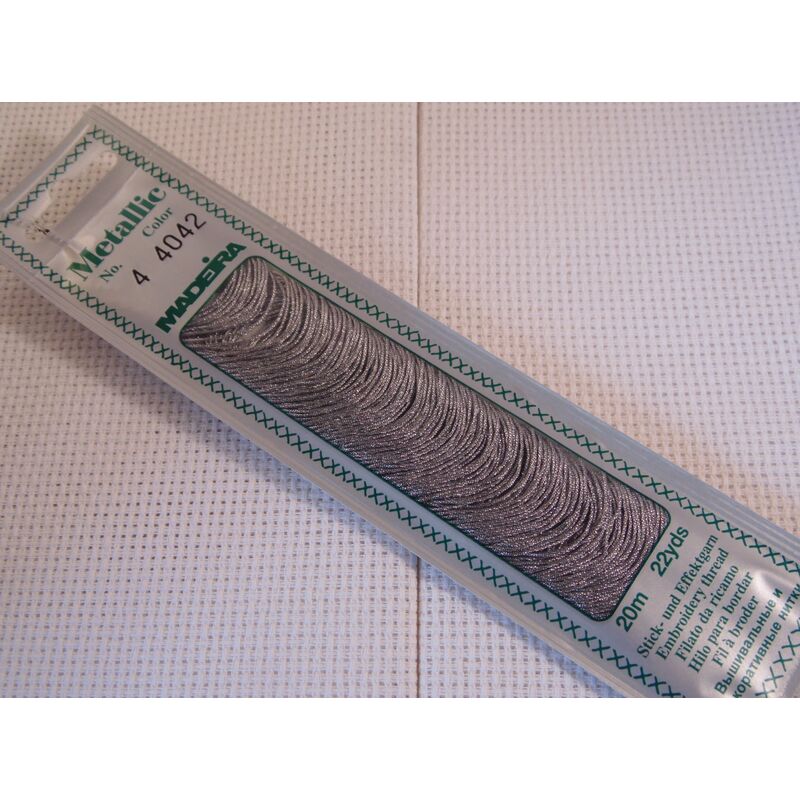 Ață metalică de brodat, Metallic Madeira, No.4, 20m