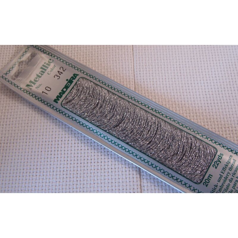 Ață metalică de brodat, Metallic Madeira, No.4, 20m
