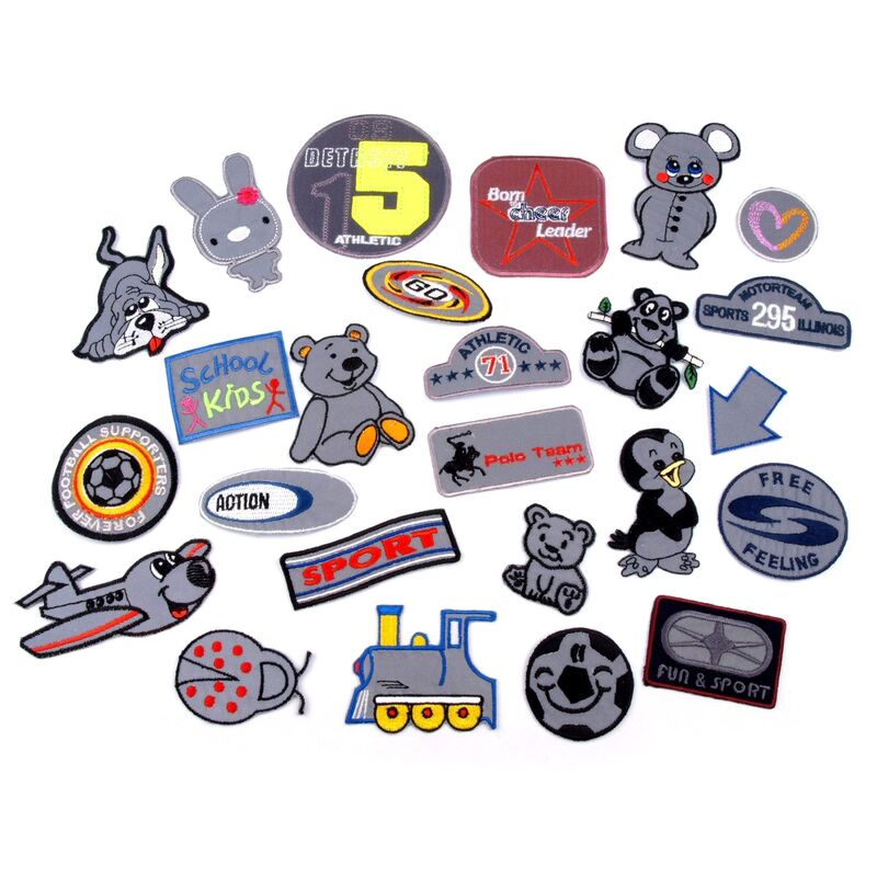 Reflective stickers - set mix.5 pcs