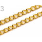 Metal chain for purses, 120cm - nickel, 060912