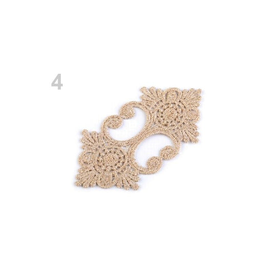 Lurex lace applique -Elegance