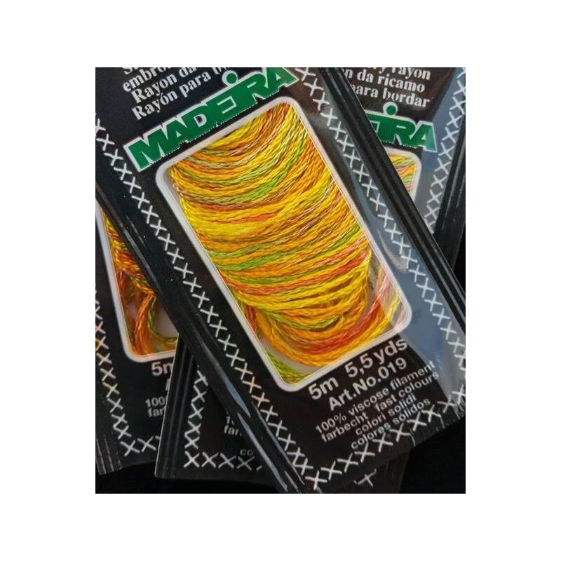 Ață de brodat, viscoză,  Decora Policolor Madeira, 5m