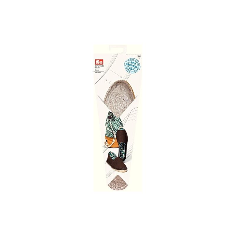 espadrilles sole, PRYM, size 38