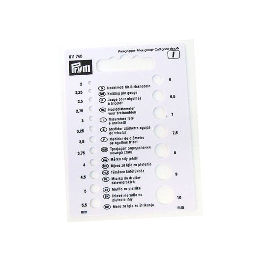 Măsurător andrele, PRYM, 2-10mm