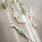 Kit Creativ - Macramé Breloc cu Cristale